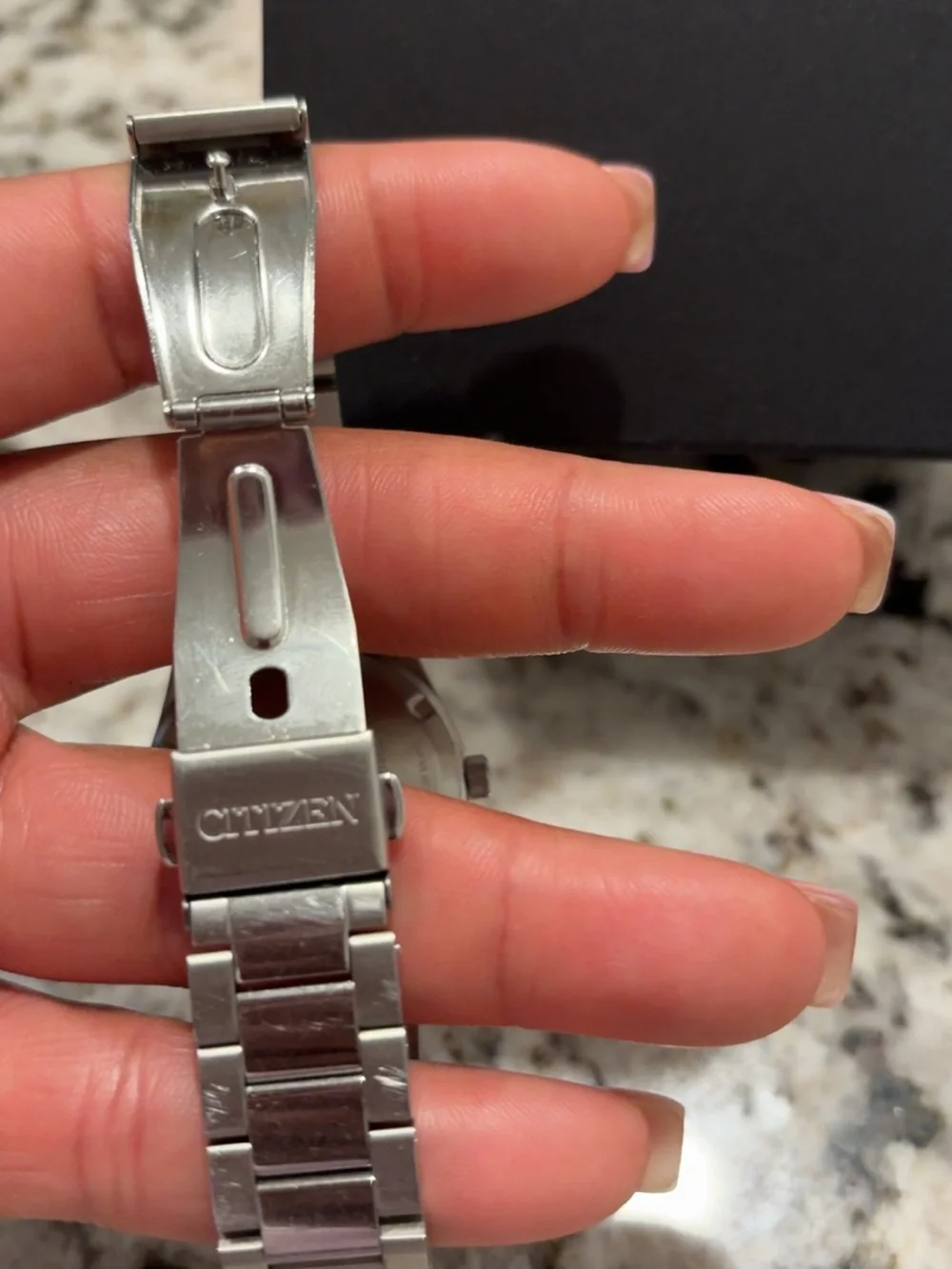 Citizen women’s Stainless Steel Watch with Blue Dial